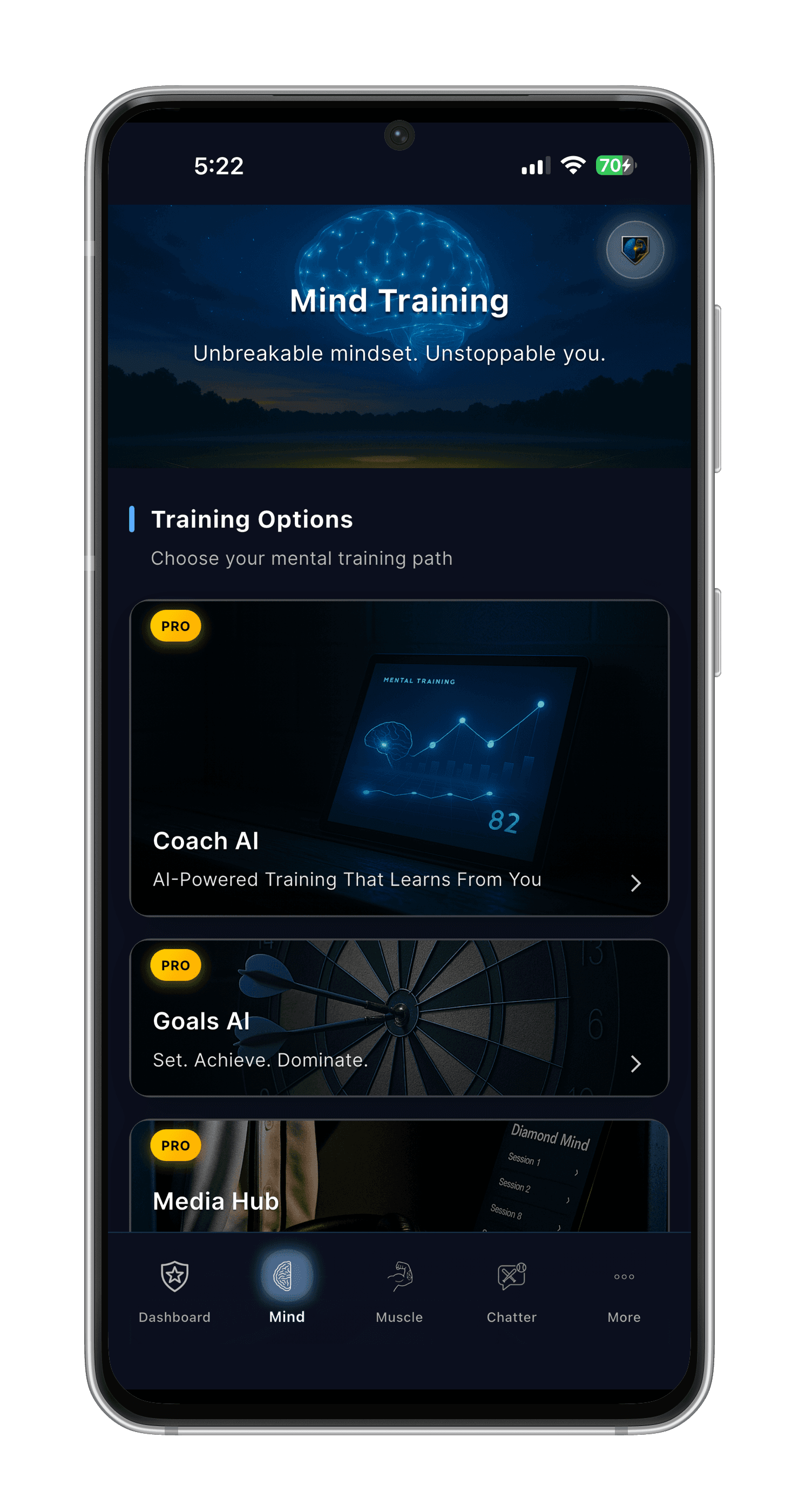 Mind & Muscle App Screenshot 2