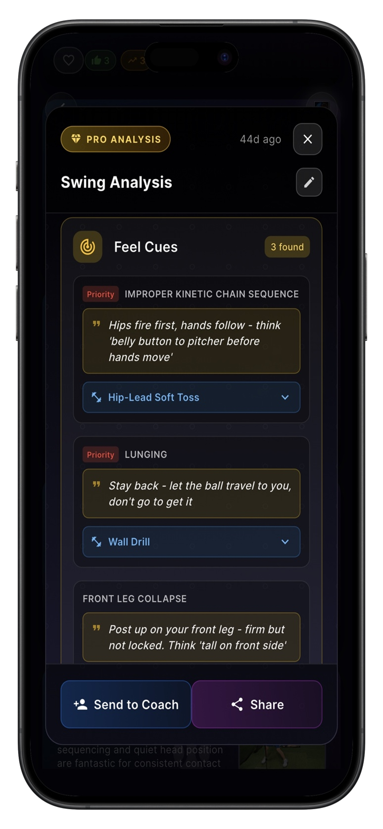 Mind & Muscle App - Swing Analysis